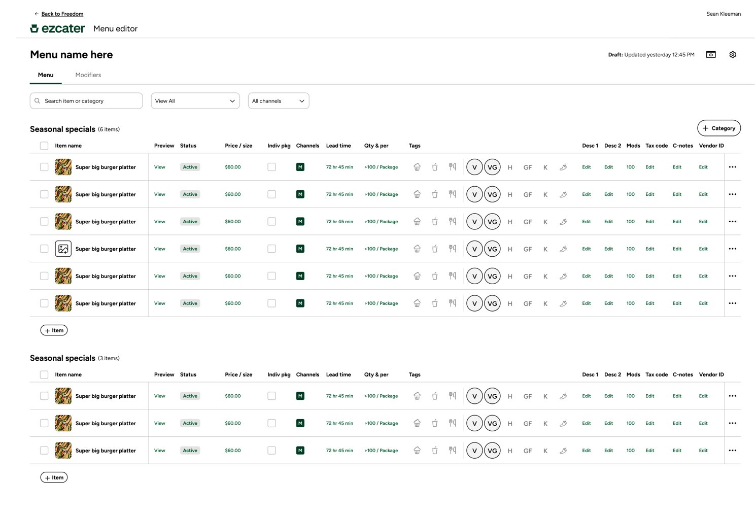 First version: an expert tool with every control on screen